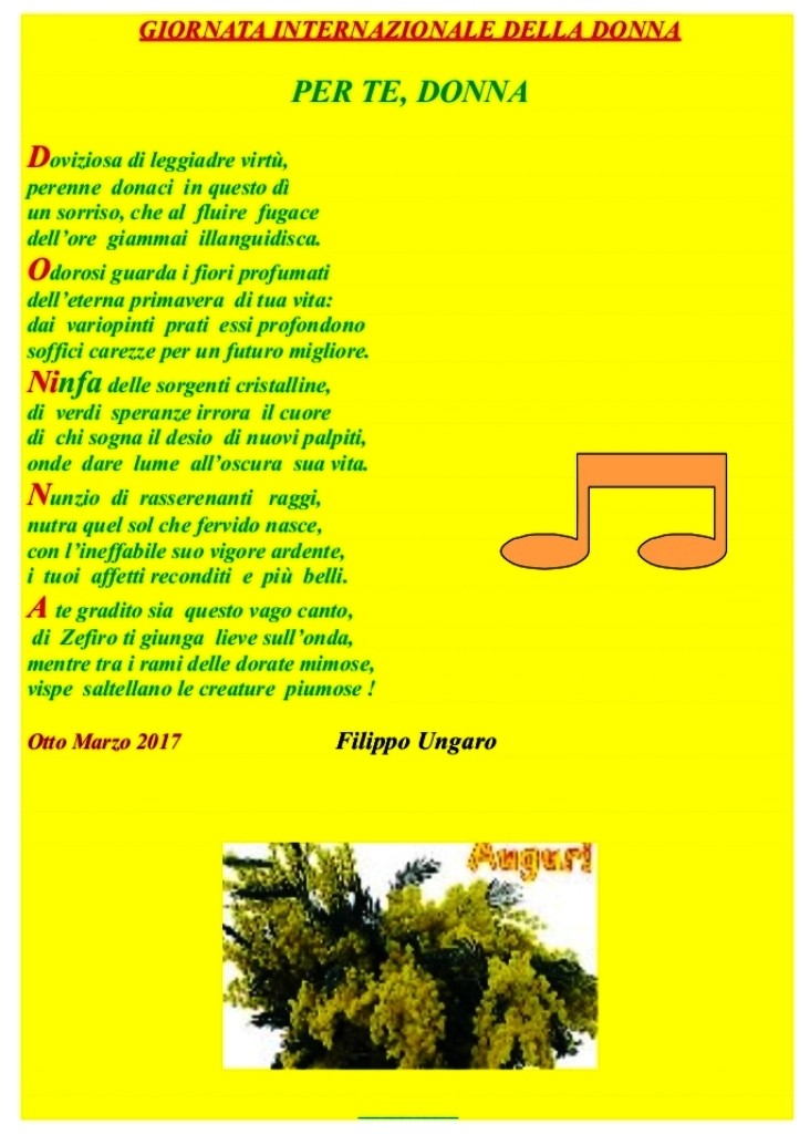 Omaggio poetico per le Donne del Molise