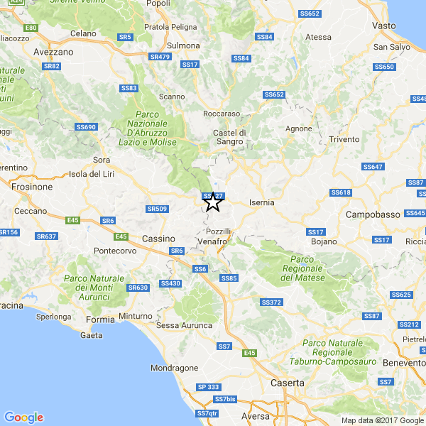 Filignano, sisma nella serata di ieri