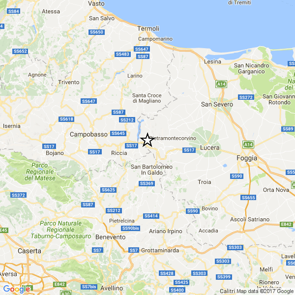 Trema la terra in Molise, due scosse in 10 minuti