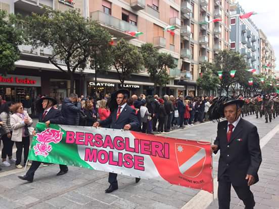Raduno dei Bersaglieri a Pescara, Campobasso risponde presente