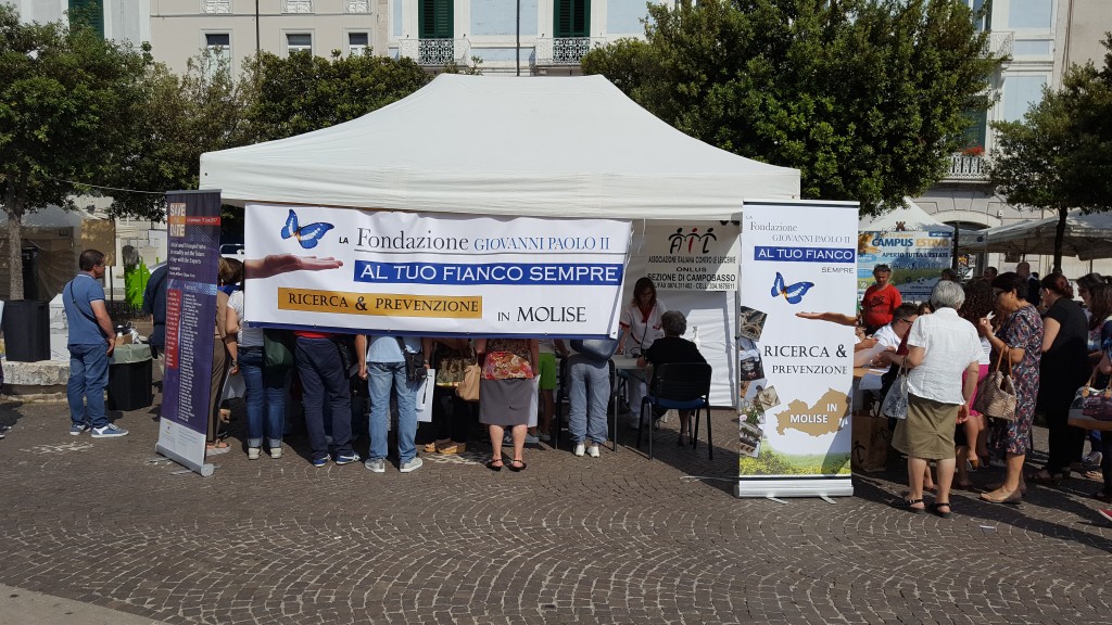 La Cattolica in piazza a Campobasso, erogate 600 prestazioni in quattro ore