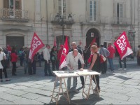 La Cgil Molise in piazza contro la reintroduzione dei voucher: «Uno schiaffo alla democrazia»