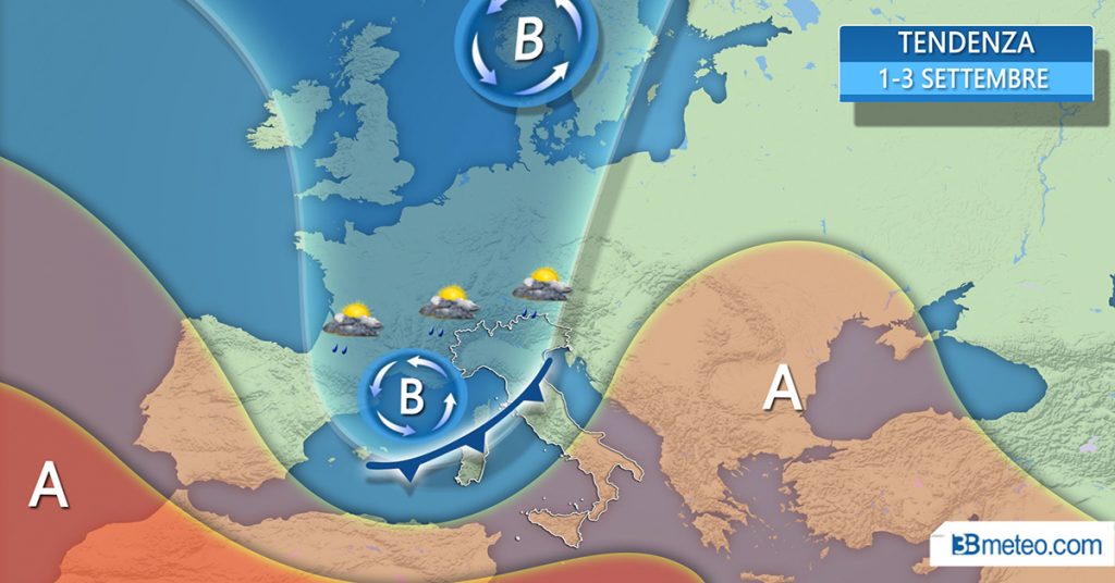 Addio al caldo infernale, nel weekend arrivano temporali e aria fresca