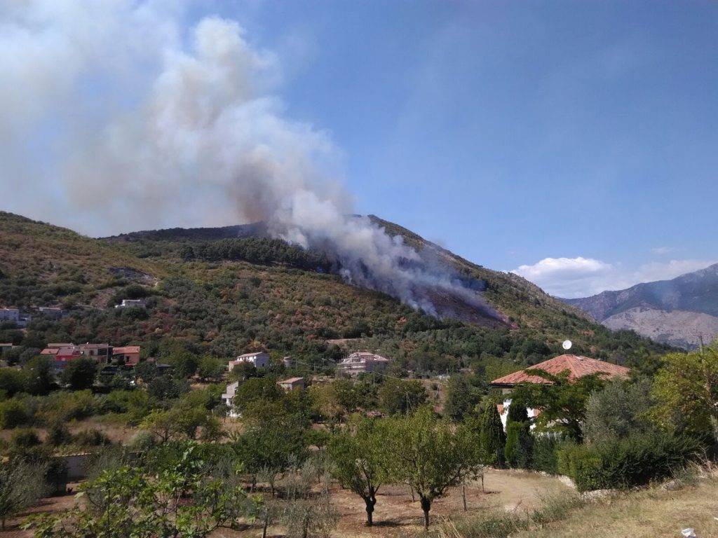 Venafro, rogo a Monte Maina tra Vallecupa e Ceppagna. Abitazioni minacciate dalle fiamme