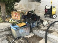 Rogo in cantina, scoppia il panico in pieno centro