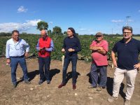 Sit-in di protesta a Campomarino «Sbarriamo la strada alla malavita in Molise»