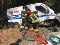 Incidente sulla statale 17, cinque feriti e traffico bloccato per diverse ore