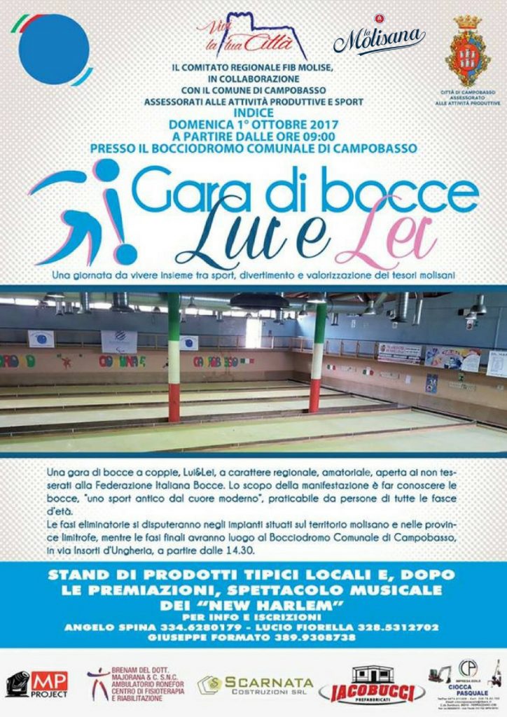 Un torneo di bocce a Campobasso dedicato alle coppie, domenica l’ultimo evento di Vivi la tua città