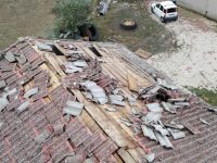 Tromba d’aria in contrada Piana d’Olmo, ingenti i danni