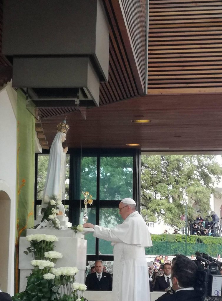Madonna di Fatima, la statua benedetta da Papa Francesco arriva a Campobasso