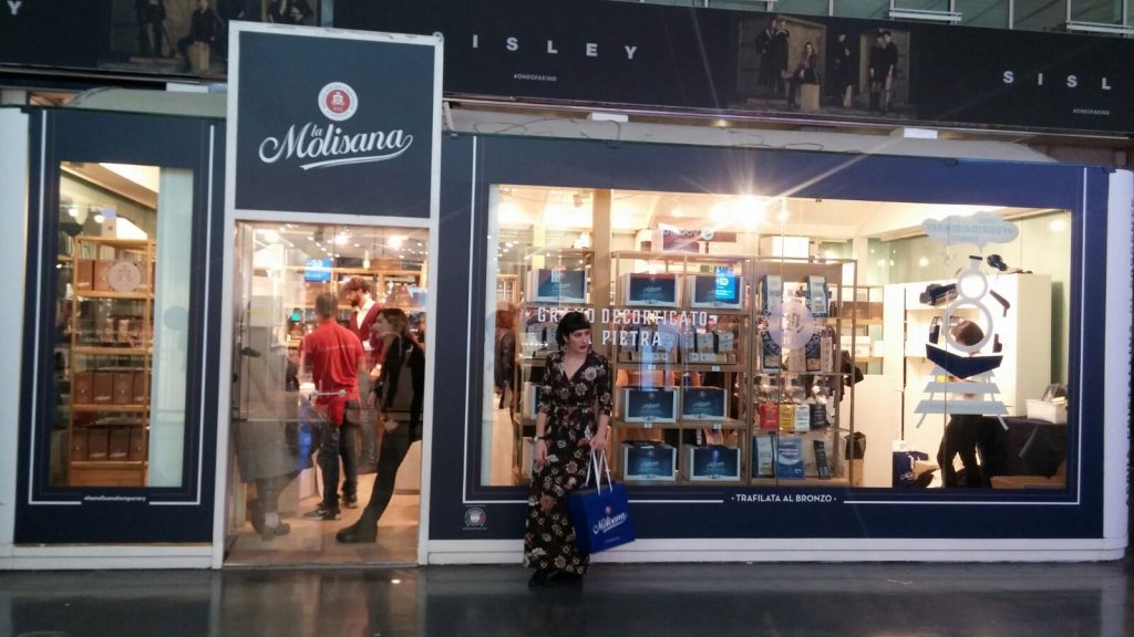 La Molisana ‘approda’ a Termini, aperto lo store