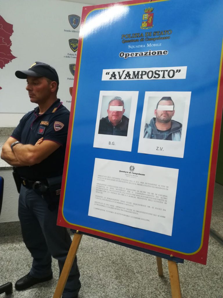 Campobasso, operazione Avamposto: il 50enne foggiano risponde al giudice