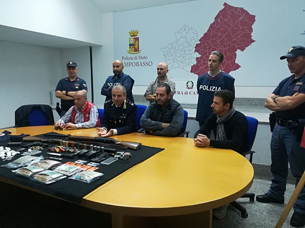 Cocaina per la “Campobasso bene”, scoperta la centrale dello spaccio