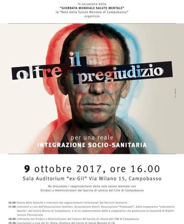 Salute mentale, a Campobasso un convegno sull’integrazione dei soggetti con disturbi psichiatrici