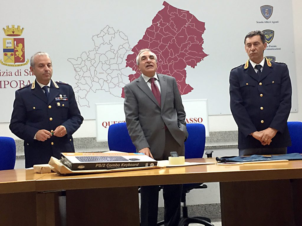 La “prima” del nuovo questore di Campobasso «Terra sana, ma mai abbassare la guardia»