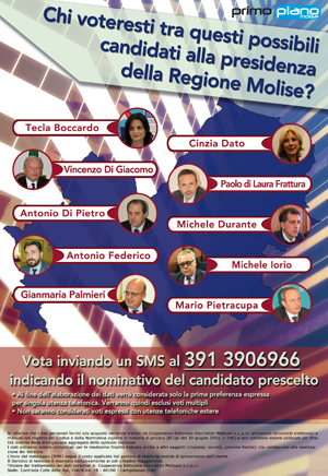 Sondaggio al rush finale: ultimi giorni per scegliere il ‘vostro’ candidato governatore