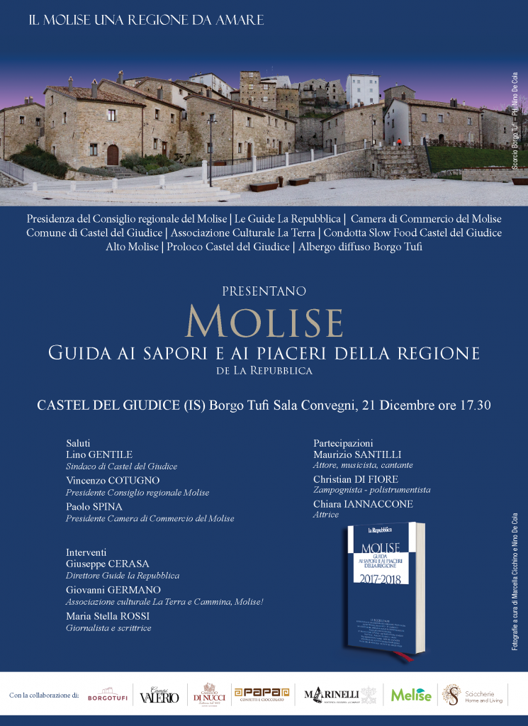 Il Molise una regione da amare, a Castel del Giudice si presenta la guida di Repubblica