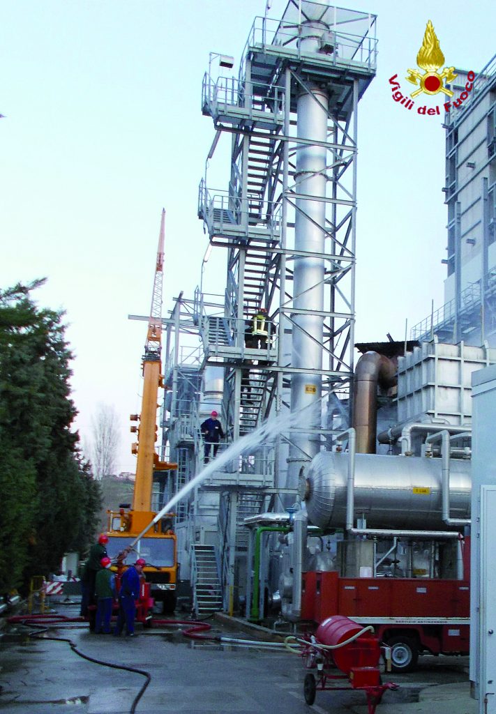 Incendio alla Fis di Termoli, sospesa per ora la produzione