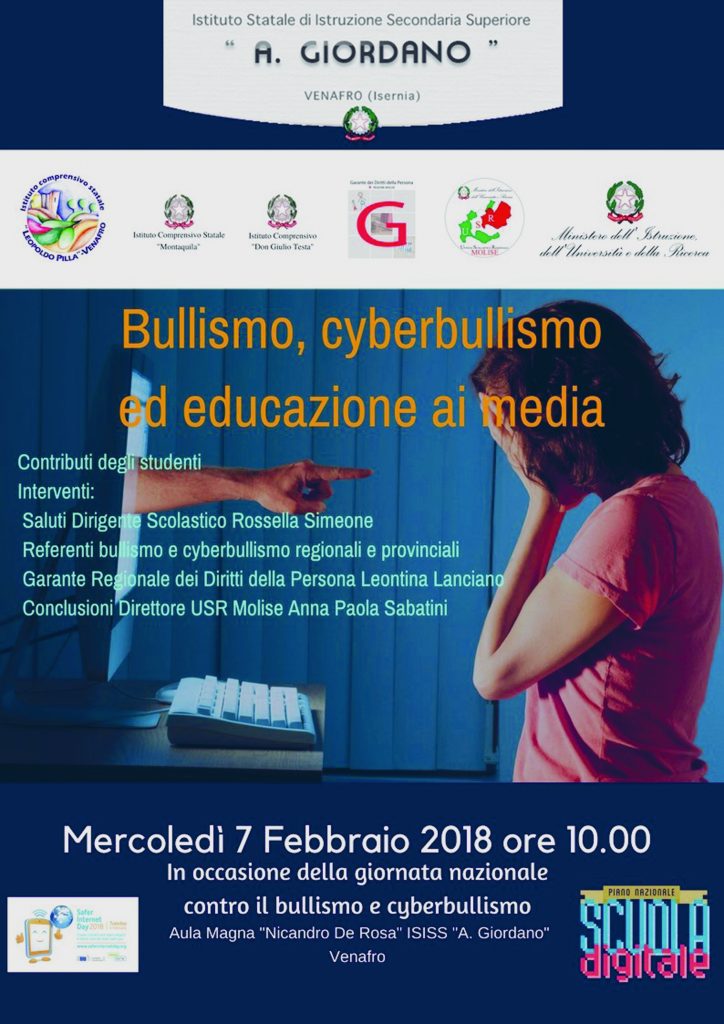 Bullismo e cyberbullismo, gli studenti del “Giordano” di Venafro hanno realizzato uno spot