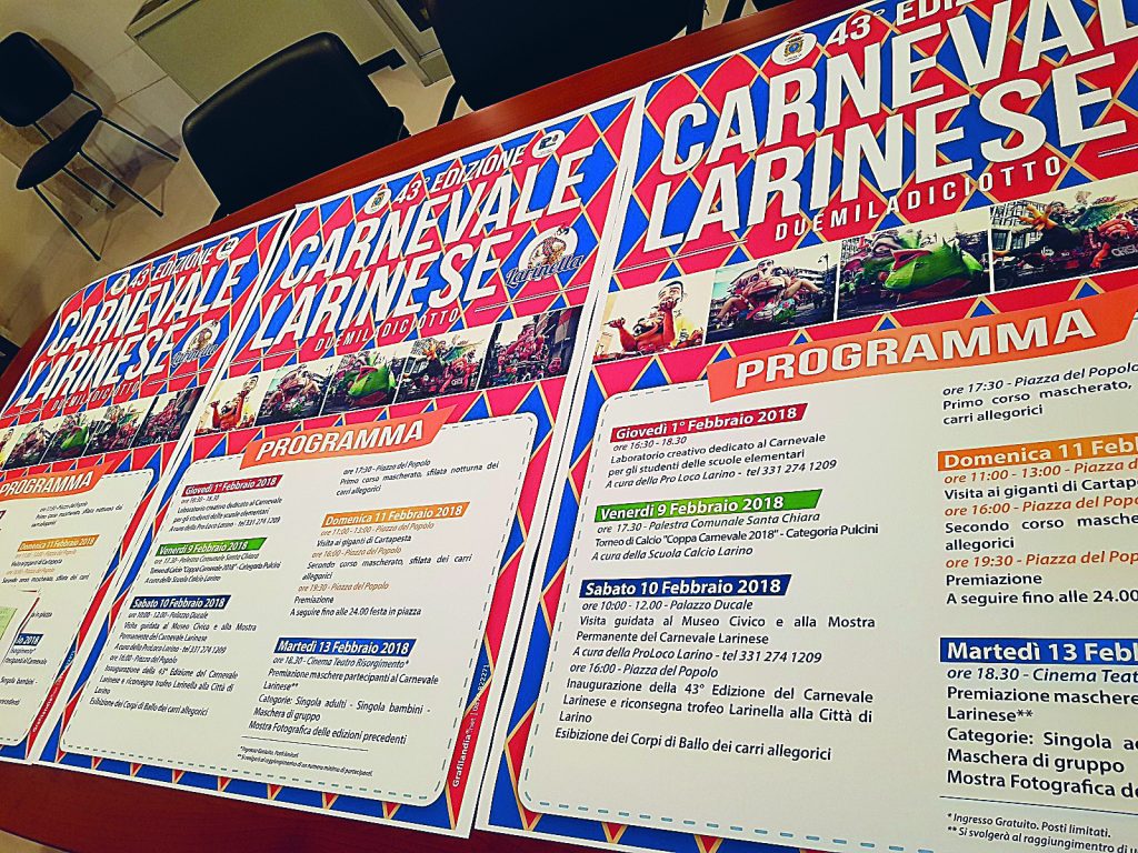 Previsioni “nefaste”, rinviato il Carnevale di Larino