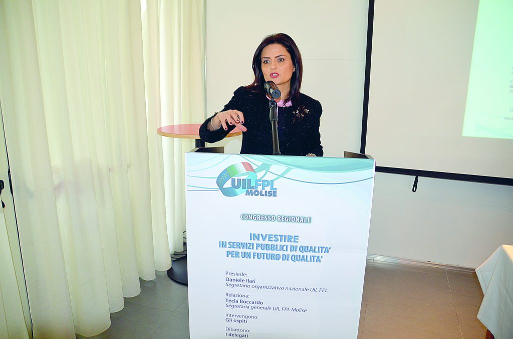 Termoli, Tecla Boccardo rieletta alla guida della Uil-Fpl