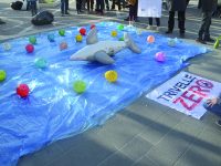 Termoli, flash mob per il mare contro air-gun e trivelle