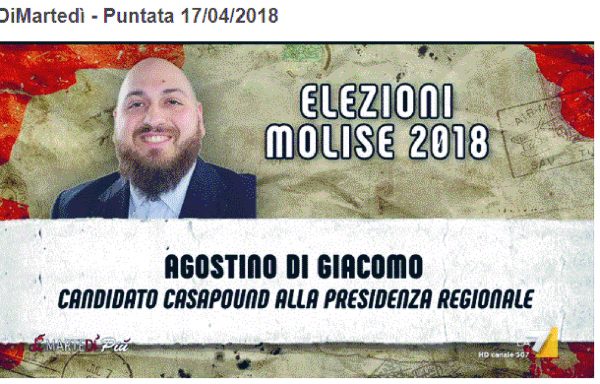 Di Giacomo oscurato da Floris. Esposto di Casapound all’Agcom contro ‘diMartedì’
