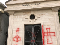 Disegni osceni al cimitero di Pescolanciano, imbrattata la facciata di una cappella