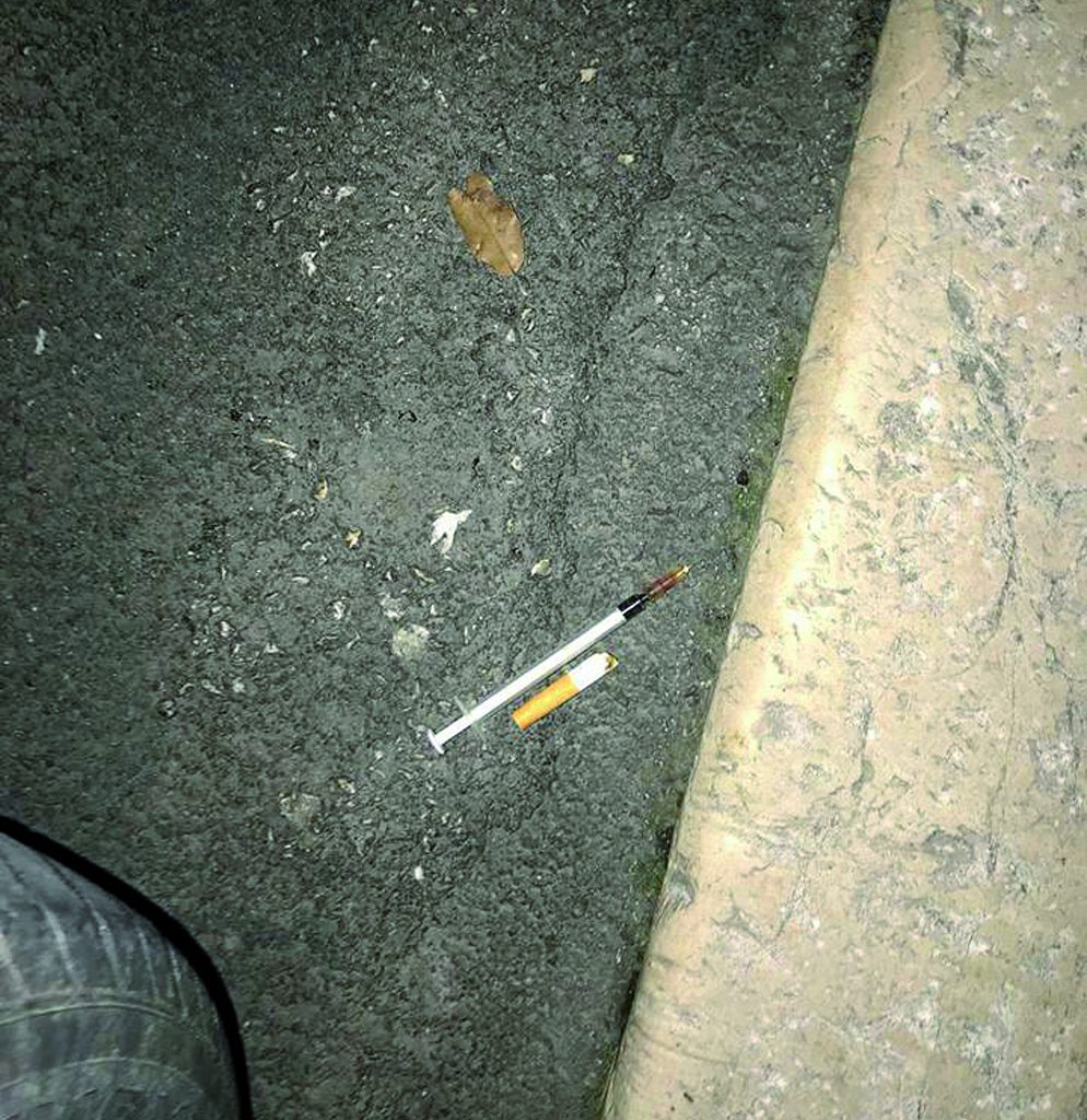 Ancora siringhe abbandonate in pieno centro, è emergenza a Campobasso