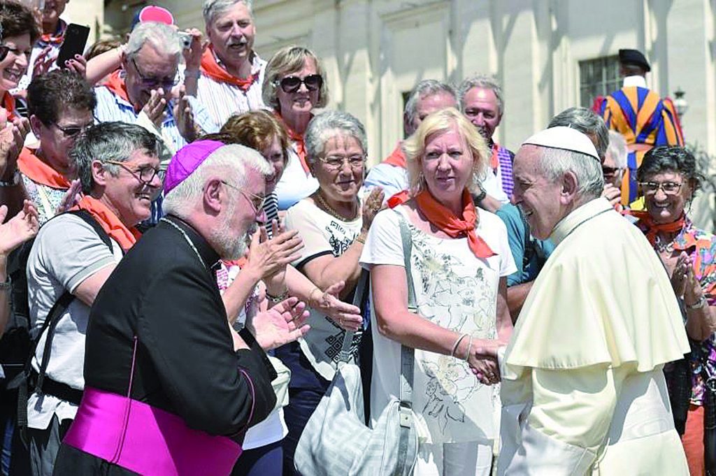 Bregantini incontra il Papa per festeggiare i suoi 70 anni