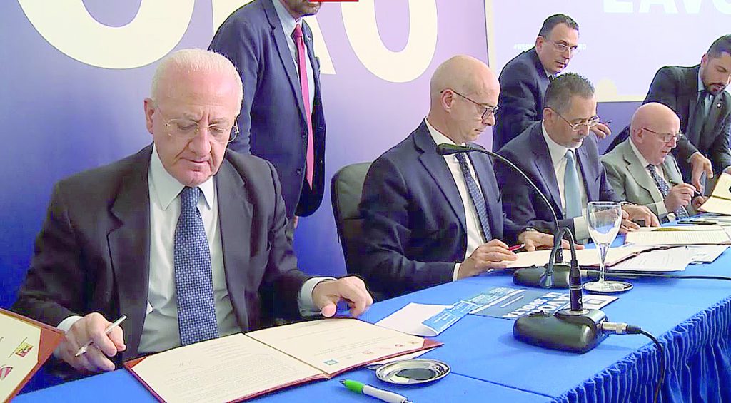 Patto fra i governatori del Sud, si parte da lavoro e infrastrutture