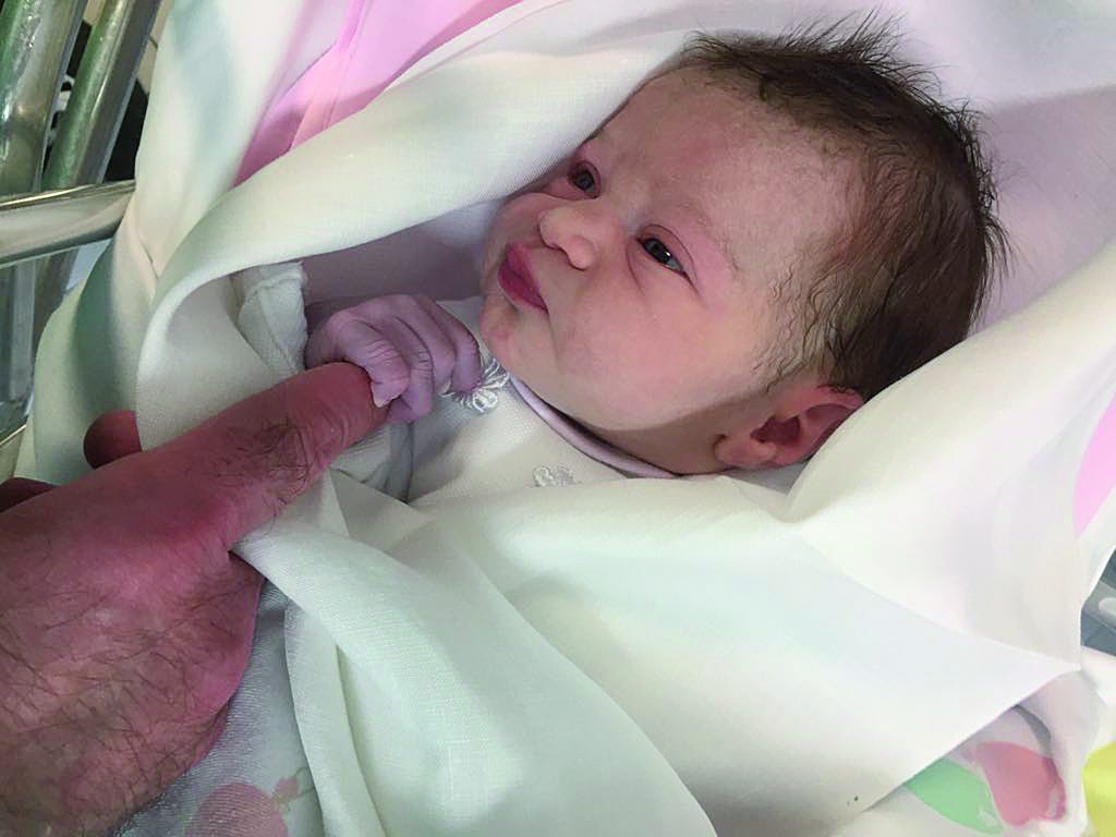 È nata Antonella Vincenza Pia, festa grande in casa Colella: benvenuta bellissima stella