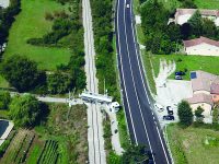 San Polo Matese, Tir in panne bloccato sui binari