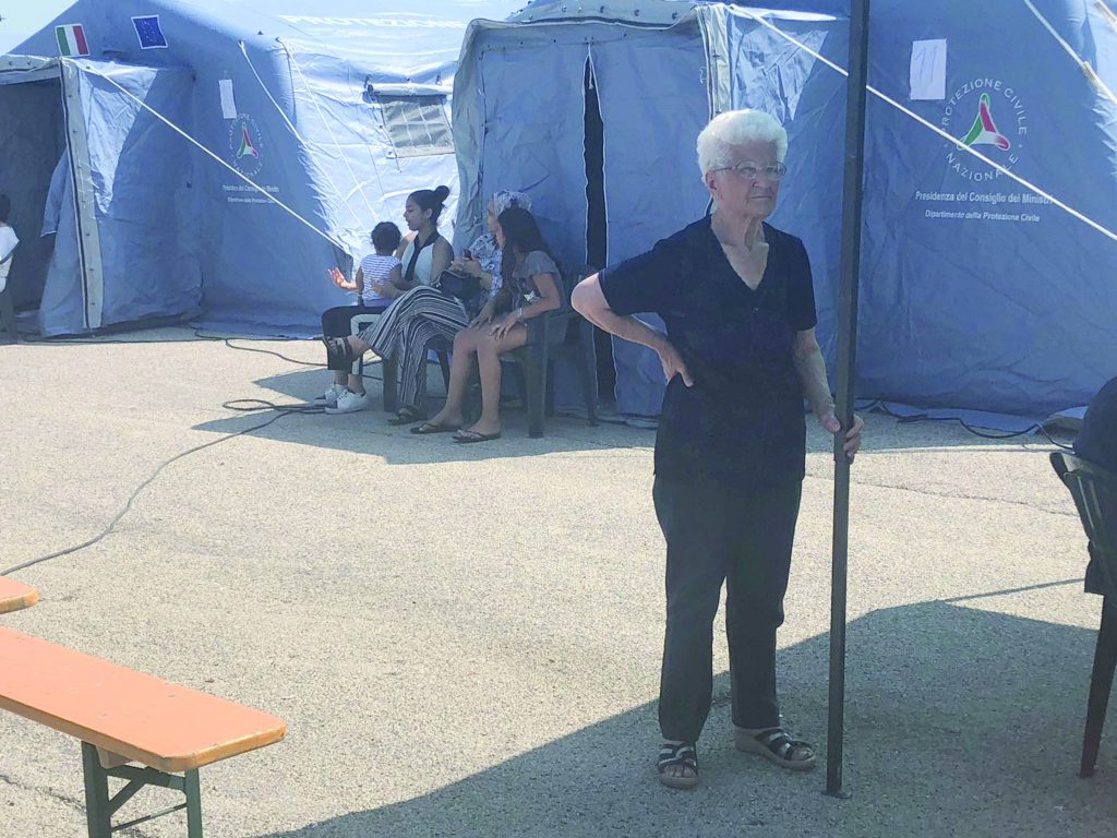 La sagra del pesce fa tappa nella tendopoli di Guglionesi