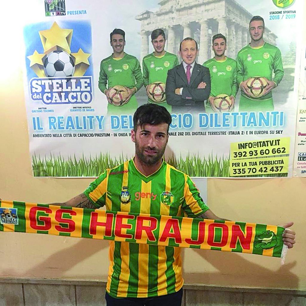 Isernia, il Falco torna in tv come protagonista del docu-reality ‘Le stelle del calcio’