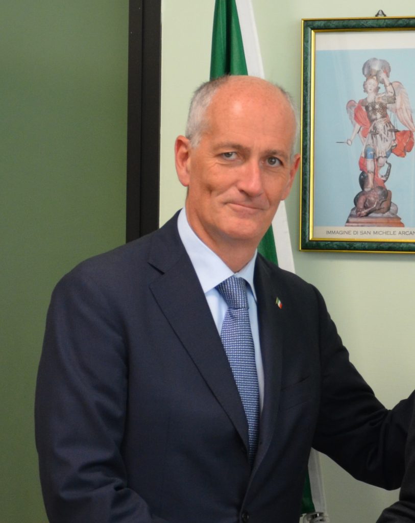 Franco Gabrielli torna a Campobasso per inaugurare il gruppo sportivo Fiamme oro-specialità lotta