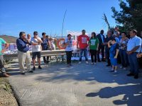 Limosano, strada chiusa da sei mesi: la protesta sul ponte crollato