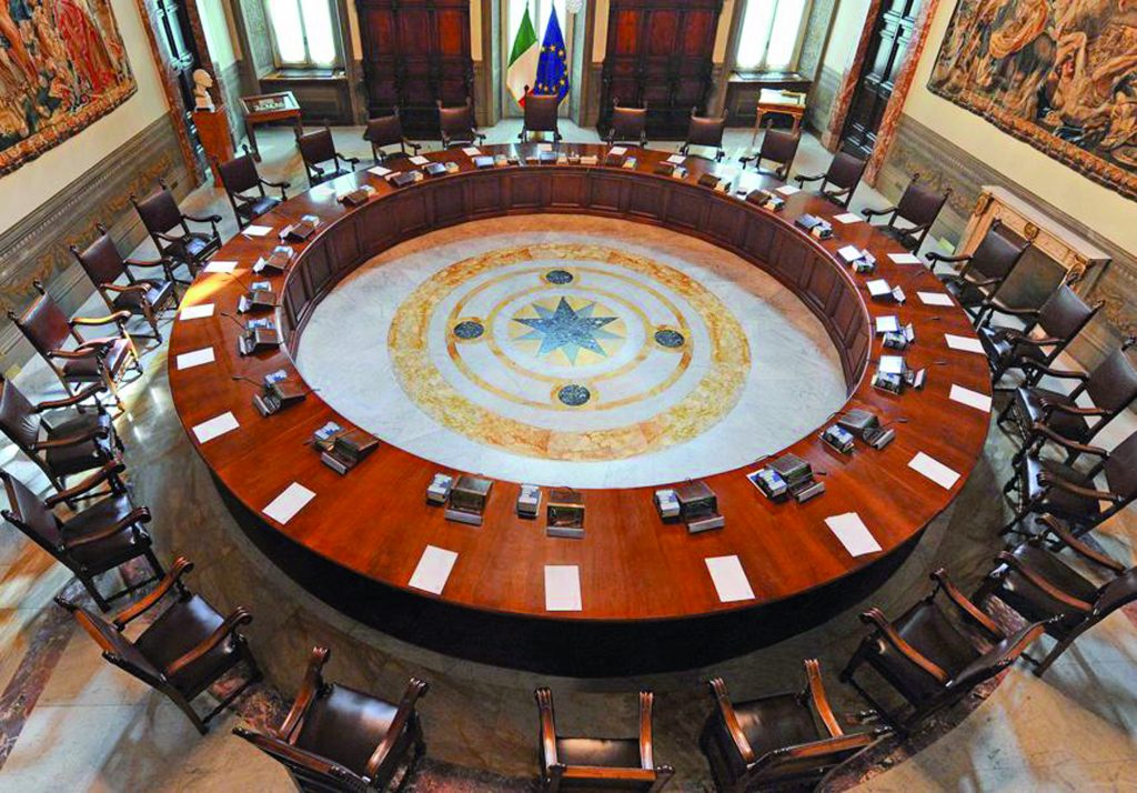 Stato d’emergenza post sisma, riunione del Cdm