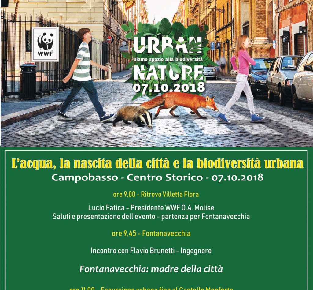 Campobasso, l’effetto ‘benessere’ della natura urbana sui più piccoli al centro dell’evento del Wwf