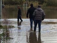 Alluvione a Pettoranello, barriere di contenimento sull’argine del Carpino