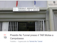 Tunnel, si torna al Tar per la terza volta in 3 mesi dopo due rinvii