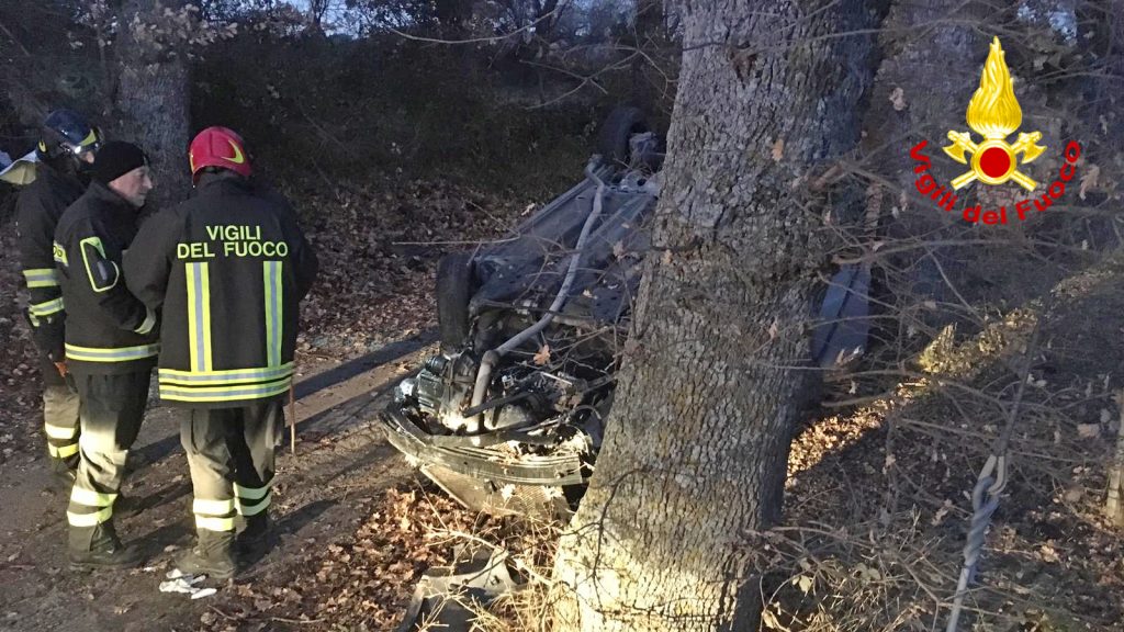 Campobasso, si ribalta con l’auto in zona Mascione: 19enne ricoverato in codice rosso