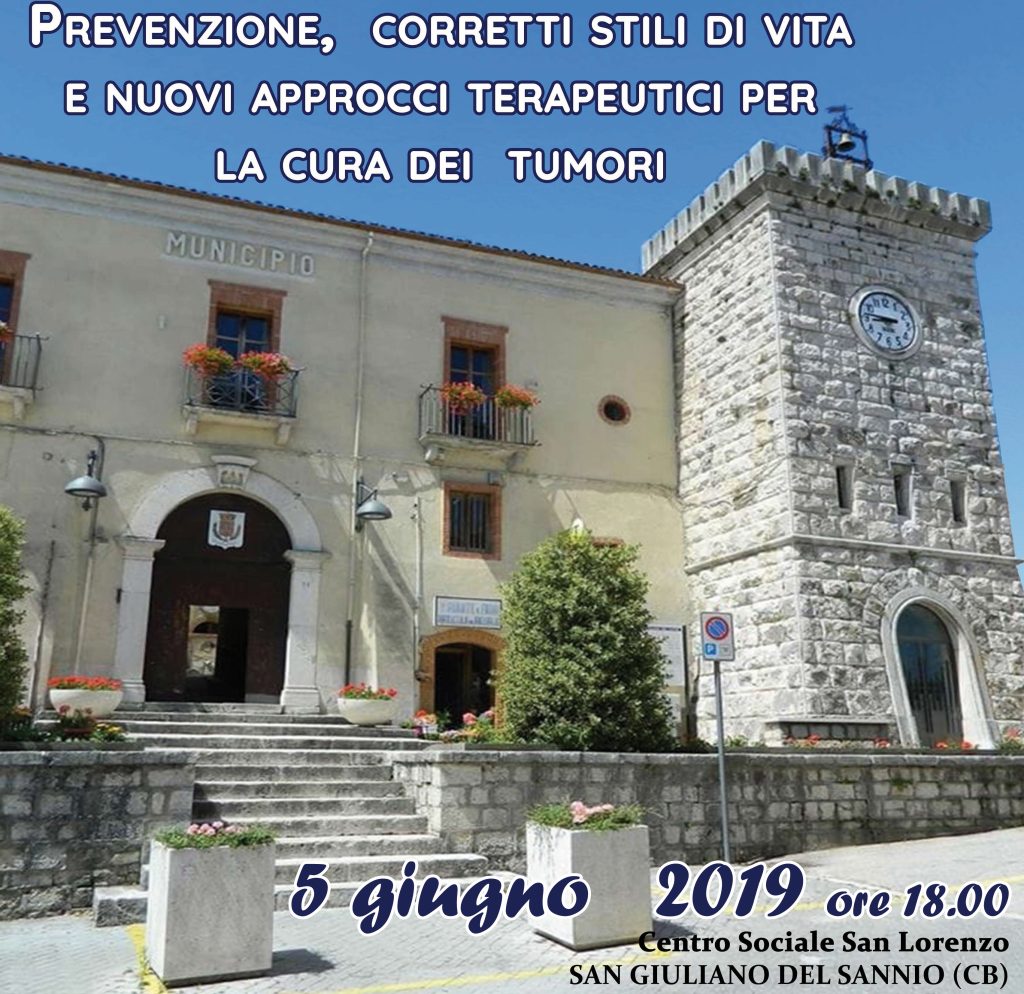 A San Giuliano del Sannio l’incontro su prevenzione e cura dei tumori