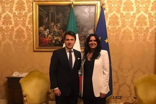 La signora dei tratturi incontra il premier Conte a Palazzo Chigi