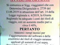 Trasporto pubblico, scatta l’aumento dei biglietti Greco attacca: arriva a compimento il salasso