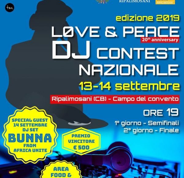 Love&Peace, a Ripalimosani parte la sfida tra dj