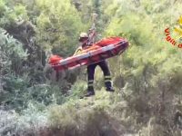 Riccia, precipita in un dirupo: cacciatore soccorso dai Vigili del fuoco