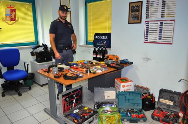 Furti ad Isernia, bloccati due ladri in trasferta