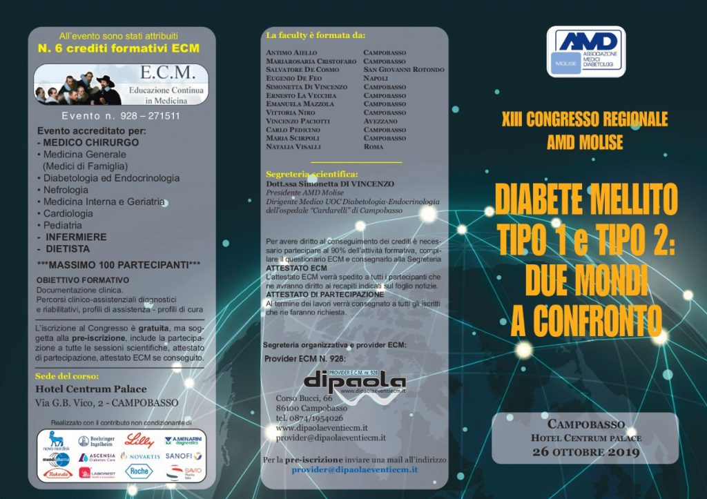 Diabete mellito tipo 1 e tipo 2, patologie ad alto impatto sociale e psicologico