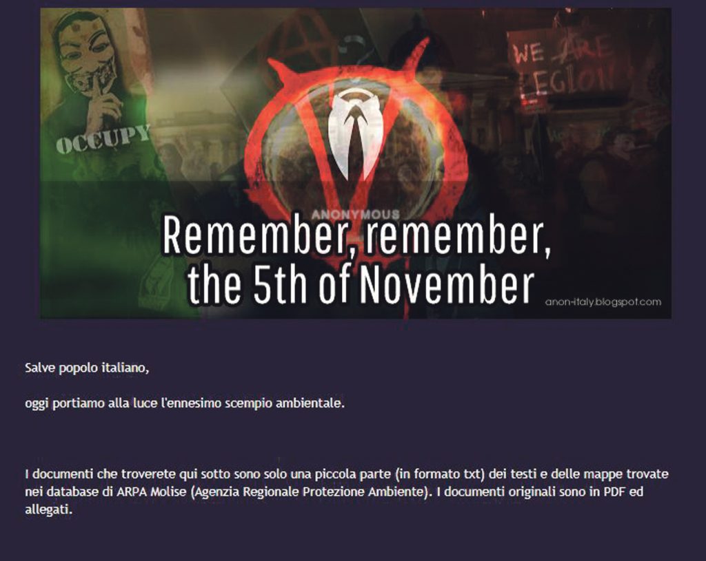 Attacco hacker all’Arpa, online 60 schede sui siti con amianto non bonificati